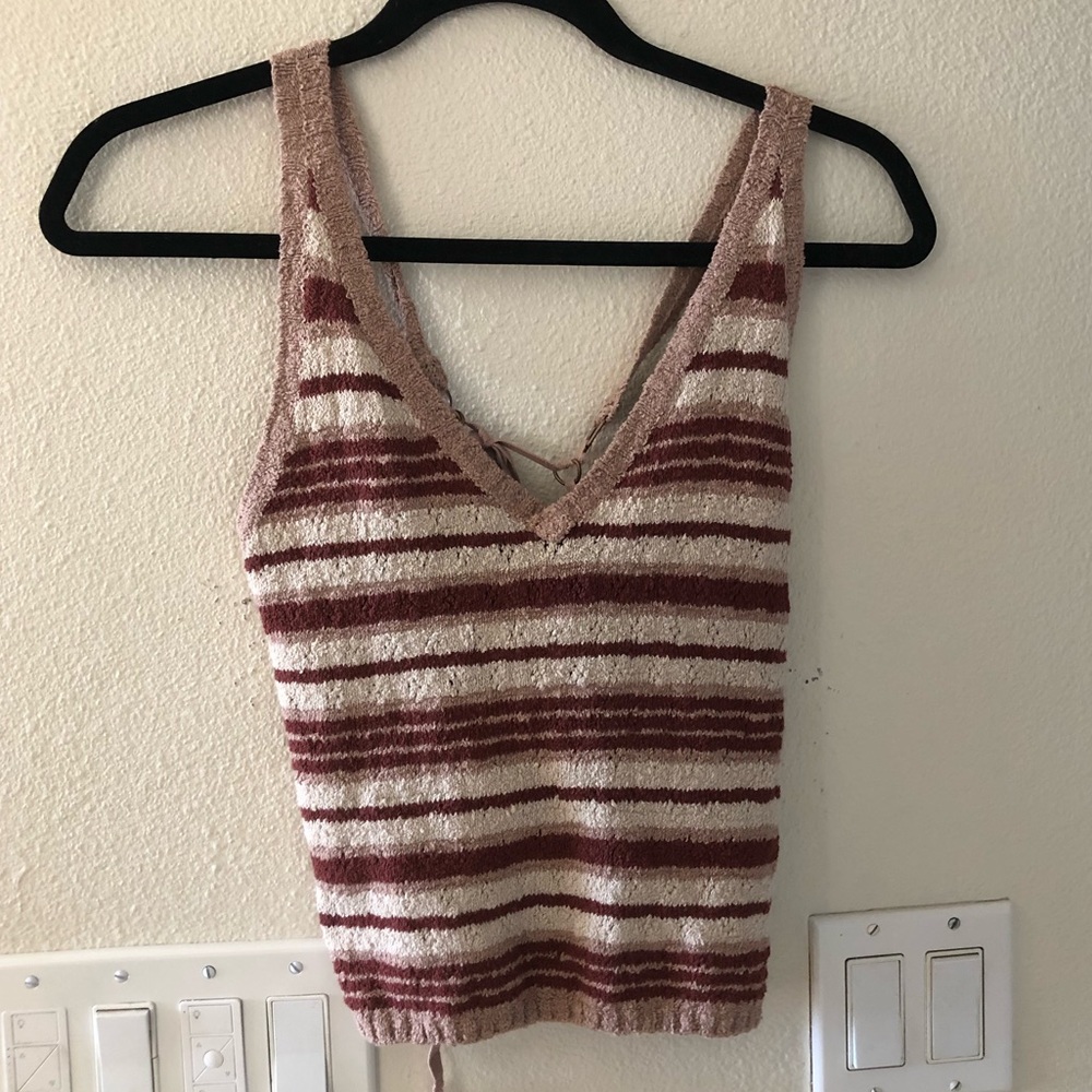 Free people soft knit tank top